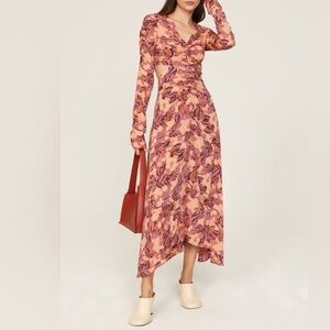 A.L.C. Mona Silk-Blend Midi Dress NWT Size 6